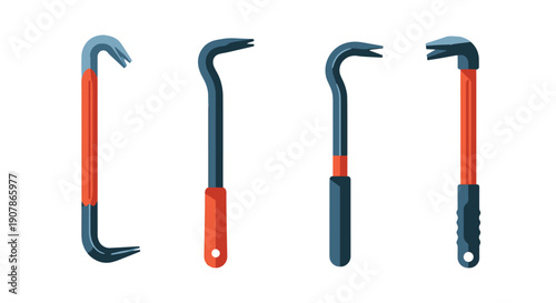 Crowbar Line art colorful