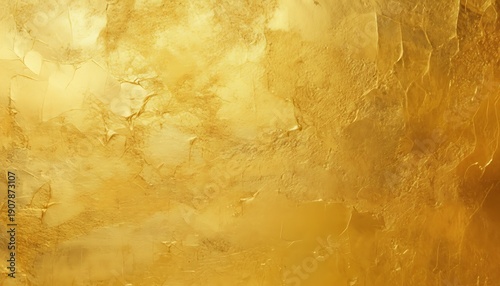 Shiny Golden Foil Texture On Transparent PNG For Luxury Branding Elegant Metallic Background And Overlay.