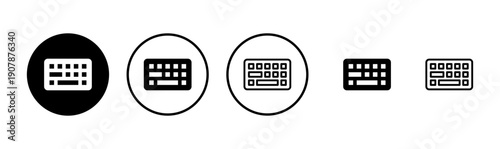 Keyboard icon logo design. keyboard sign and symbol