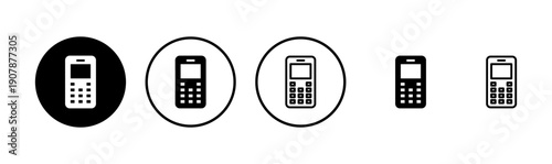 Phone icon logo design. Call sign and symbol. telephone symbol