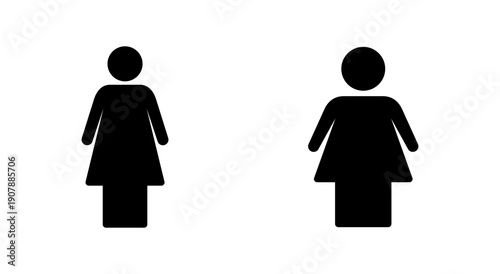 Female icon symbol for apps and websites. woman sign and symbol