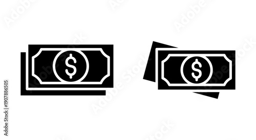 Money icon symbol for apps and websites. Money sign and symbol