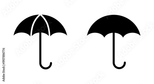 Umbrella icon symbol for apps and websites. umbrella sign and symbol
