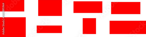 Free Download Red color  frames. Geometric shapes stickers with  Rectangle shape frame  . vector illustration . - GFXLoad