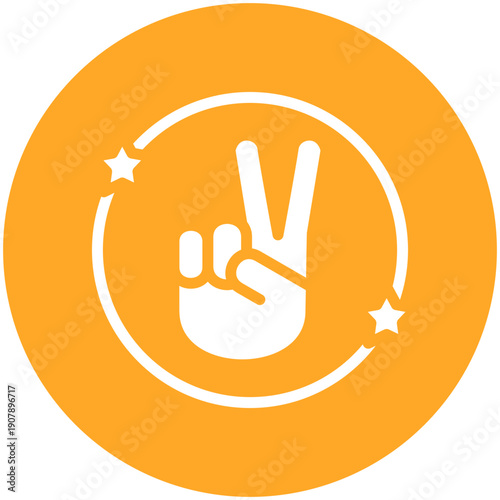 Victory Gesture Icon