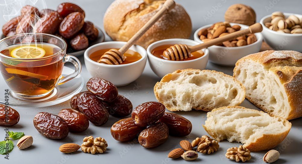 Obraz premium Premium Ramadan Food Banner for Marketing Campaign