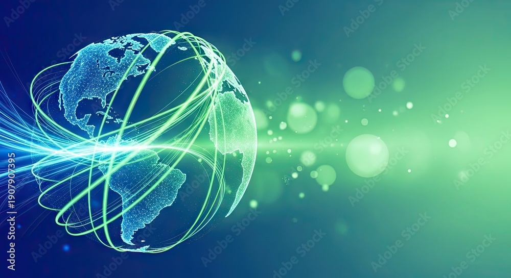 Fototapeta premium Global Network Connection