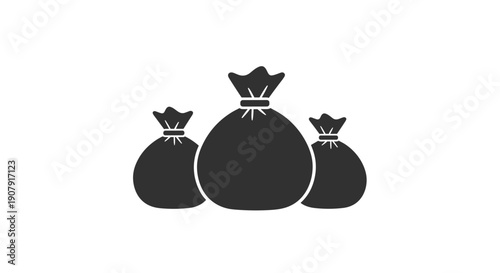 Female doctor standing with her hands in a prayer or greeting gesture against a background with abstract red and blue shapes.