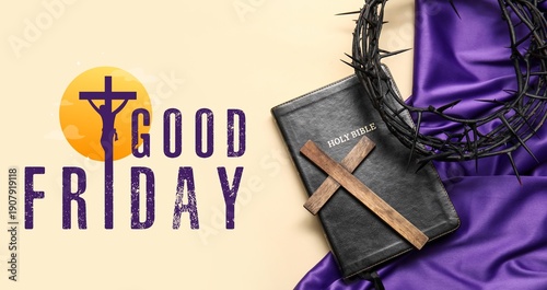 Crown of thorns with purple...