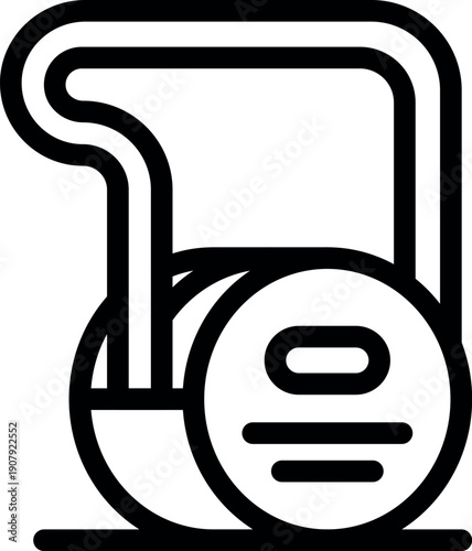 Smart electric kettlebell with display showing weight and battery charge level for fitness and gym training