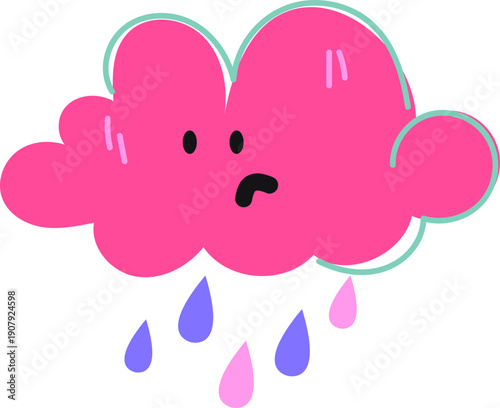Raining Upset Cloud