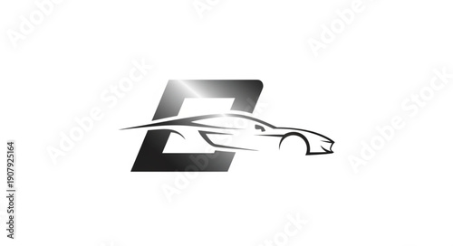 Jaguar Car Logo Design Element.
