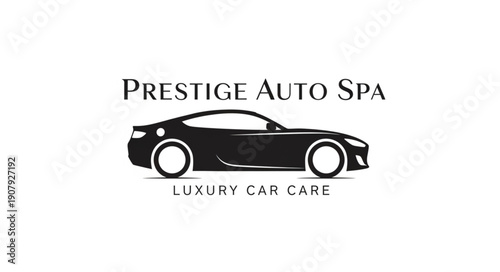 Luxury Car Spa Logo Design.