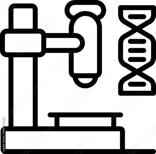 Modern medical equipment analyzing dna structure, advancing genetic research and facilitating scientific breakthroughs