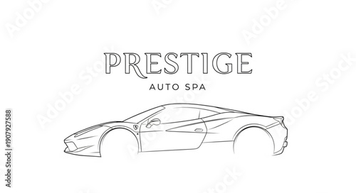 Luxury Car Logo Design Concept.