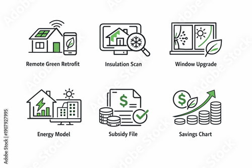 Eco-friendly home improvements: solar panels, insulation, window upgrades, energy modeling, subsidies, savings