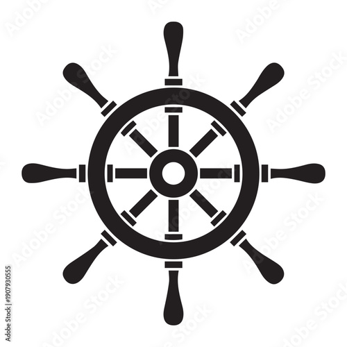 Nautical Ship Wheel Icon