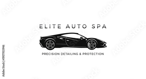 Luxury Sports Car Logo Design.