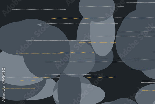 Luxury marble pattern with elegant design elements and abstract shapes in a sophisticated dark background viewed from a straight angle