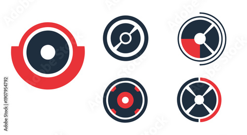 Flywheel Line art colorful