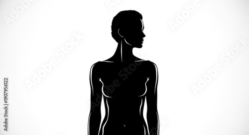 silhouette of a woman