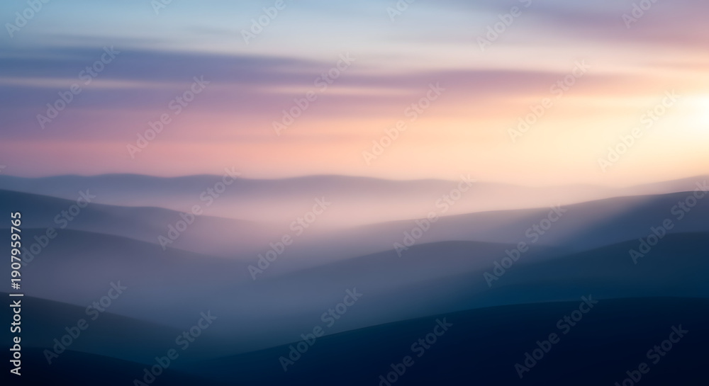 Fototapeta premium sunrise over mountains