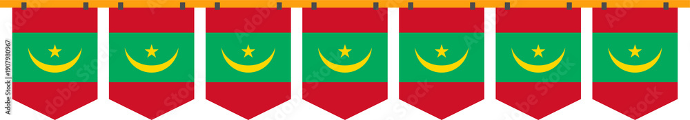 Obraz premium mauritania flag