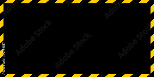 Warning Strips vector illustration, warning striped background, yellow and black stripes on the diagonal, danger vector template sign background, danger sign, Danger area mark, line danger stripe.