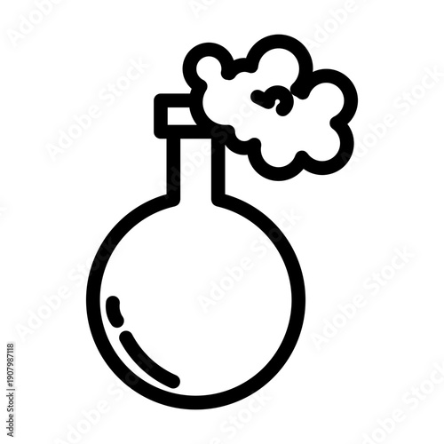 potion making line icon