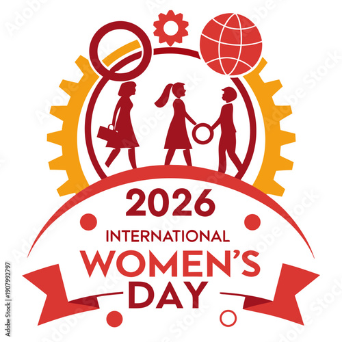 International Women’s Day 2026 Vector Icons and Logos