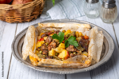 Traditional Turkish food; M...