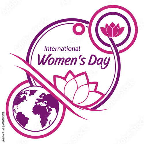 International Women’s Day 2026 Vector Icons and Logos