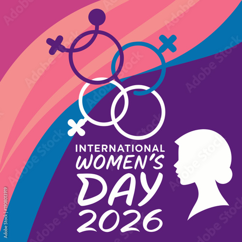 International Women’s Day 2026 Vector Icons and Logos
