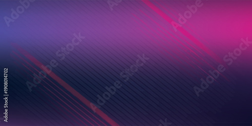 Abstract purple and pink gradient background with subtle lines.