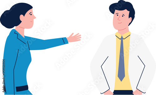 Medical appointment. Patent greeting doctor. Healthcare concept