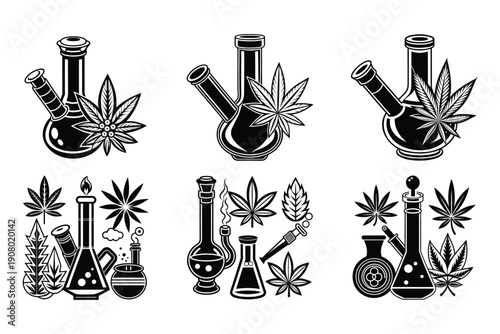 Weed Bong Svg Bundle