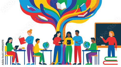 Diverse Students and Teachers Learning Together Under a Knowledge Tree