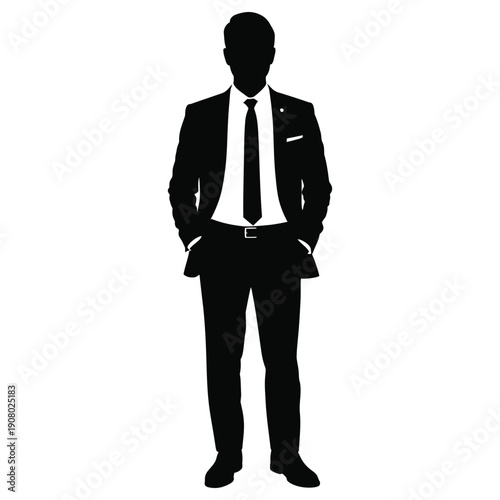 business man silhouette