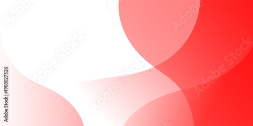 Red and white line wave elegant abstract background for banner, poster, brochure, website. vector illustration	