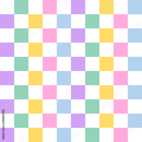 pastel checkerboard pattern