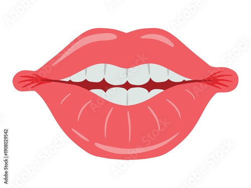 Angular Cheilitis in Lip Disease Illustration