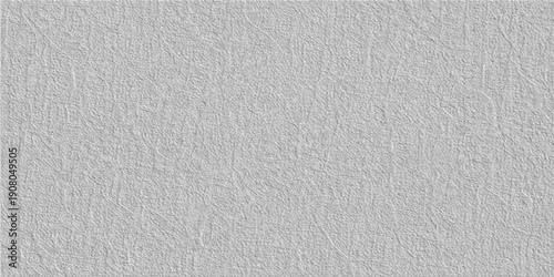 A blank white paper background with a rough textured wall pattern features a gray grunge surface and old material design for a high-quality cement canvas backdrop