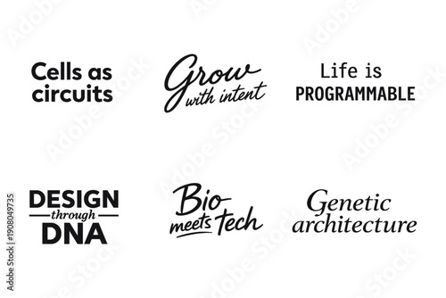 Innovative biotechnology and genetic architecture concepts in modern design