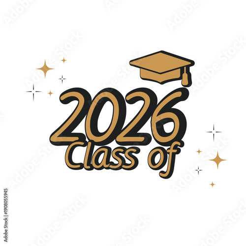 Senior class of 2026 graduation cap