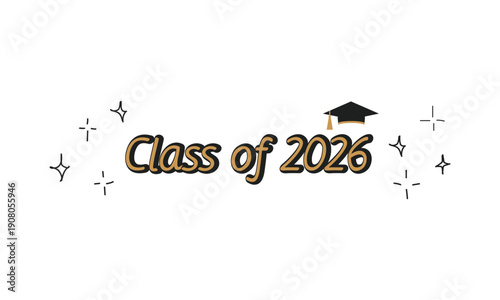 Senior class of 2026 graduation cap