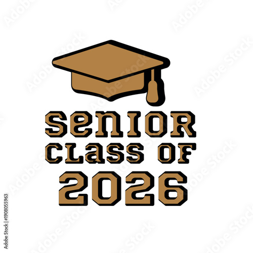 Senior class of 2026 graduation cap