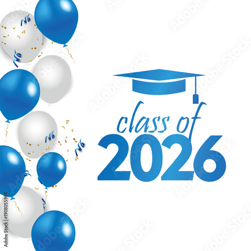 Senior class of 2026 graduation cap