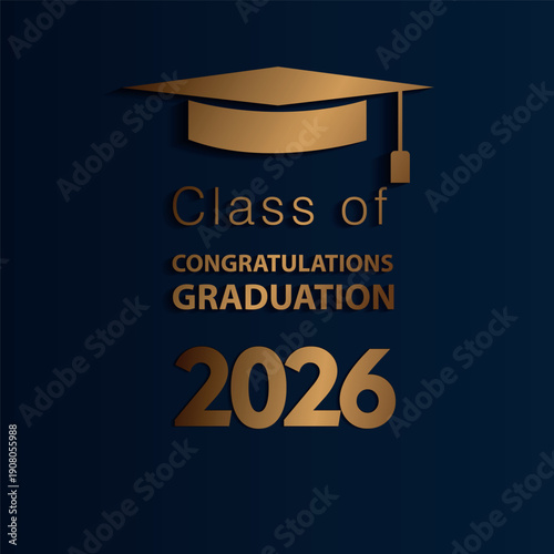 Senior class of 2026 graduation cap