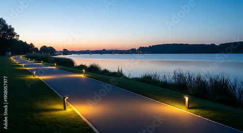 sunrise over the river