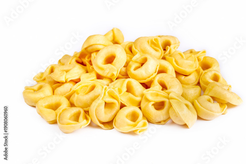 Tortellini. Background Ital...